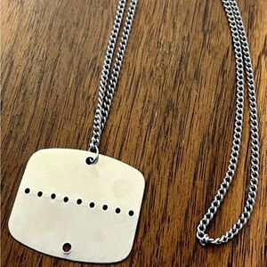 Silver Pendant Necklace